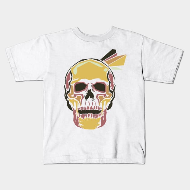 Skull Emperor Kids T-Shirt by gblackid